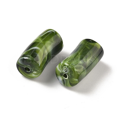 Acrylic Imitation Gemstone Beads MACR-K359-66E-1
