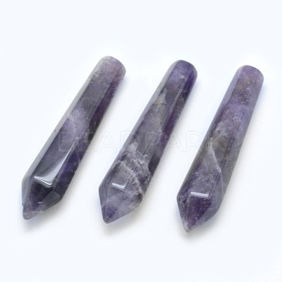Natural Amethyst Pointed Beads X-G-E490-E21-1