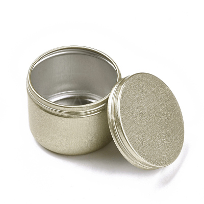 Round Aluminium Tin Cans CON-F006-08LG-1