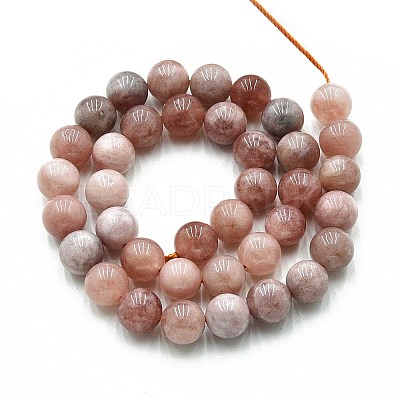 Natural Quartz Beads Strands X-G-N355-10mm-21-1