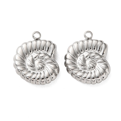 304 Stainless Steel Pendants STAS-A124-18F-P-1