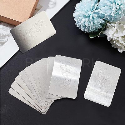 201 Stainless Steel Sheet LS-DIY-WH0304-294-1