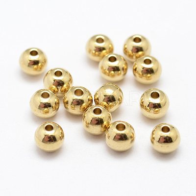 Brass Beads KK-J270-43C-6mm-1