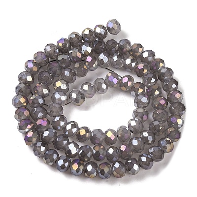 Baking Electroplate Glass Beads Strands DGLA-A039-J10mm-B06-1