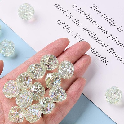 Transparent Acrylic Beads TACR-S154-31C-327-1