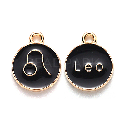 Alloy Enamel Pendants LS-ENAM-S124-01A-08G-1