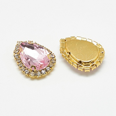 Sew on Rhinestone RGLA-T122-10x14-10G-1