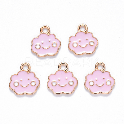 Alloy Enamel Charms X-ENAM-S121-072B-1