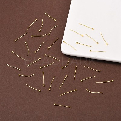 Brass Ball Head Pins X-KK-R020-04G-1