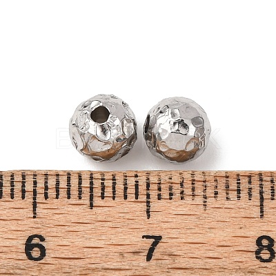 Textured 304 Stainless Steel Beads STAS-I358-10P-01-1