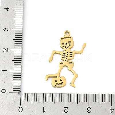 304 Stainless Steel Pendants STAS-U041-02F-G-1