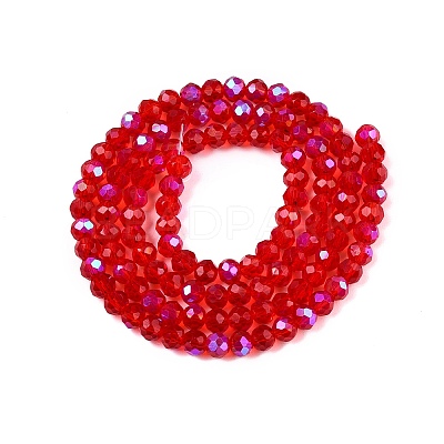 Electroplate Glass Beads Strands EGLA-A044-T4mm-L01-1