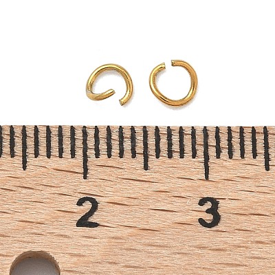 304 Stainless Steel Open Jump Rings STAS-Z178-14G-1