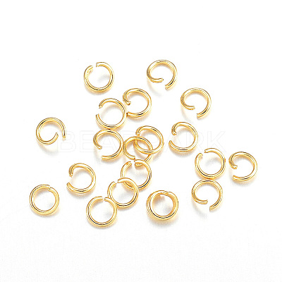 304 Stainless Steel Open Jump Rings A-STAS-F084-27G-1