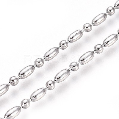 Non-Tarnish 304 Stainless Steel Ball Chains CHS-L024-023D-1