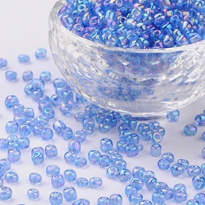 Round Glass Seed Beads SEED-A007-4mm-166-1