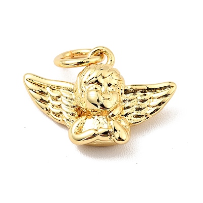 Rack Plating Brass Pendants KK-E015-23G-1