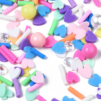 Handmade Polymer Clay Cabochons CLAY-N006-85-1