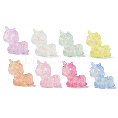 Luminous Transparent Acrylic Beads LACR-U001-09-1