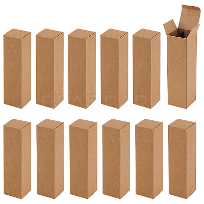 Kraft Paper Packing Boxes for Essential Oil Gift LS-CON-WH0107-59A-01-1