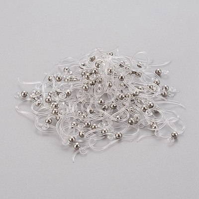 Eco-Friendly Plastic Earring Hooks STAS-K203-03P-1