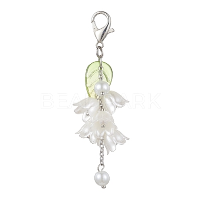 Acrylic Pendant Decorations HJEW-JM01780-03-1