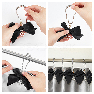20Pcs Iron Shower Curtain Rings for Bathroom HJEW-PH02202-1