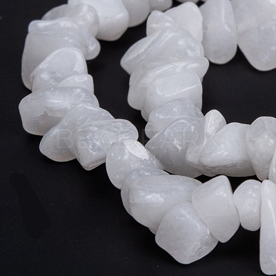 Natural White Jade Beads Strands G-F703-02-1