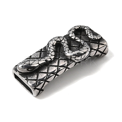304 Stainless Steel Slide Charms STAS-F356-15AS-01-1