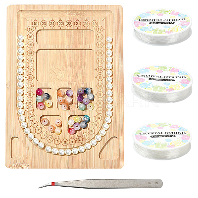 Rectangle Wood Bracelet Design Boards TOOL-YW0001-39-1