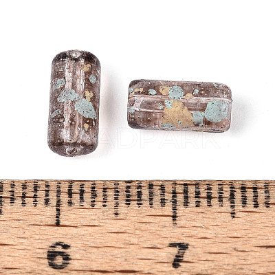 Picasso Transparent Glass Bugle Beads SEED-N010-02L-1
