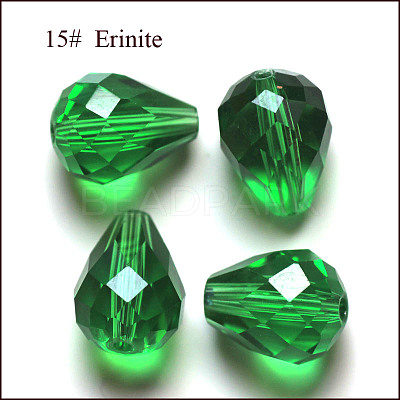 Imitation Austrian Crystal Beads SWAR-F062-10x8mm-15-1