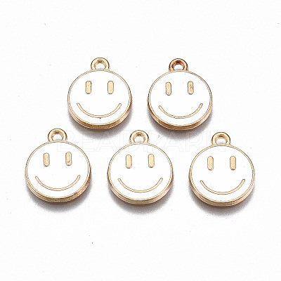 Alloy Enamel Charms X-ENAM-S121-165G-RS-1