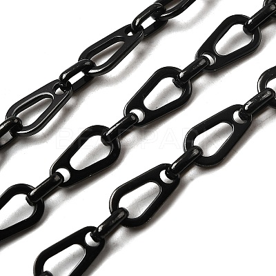 304 Stainless Steel Teardrop Link Chains CHS-S012-09B-1