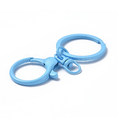 Alloy Keychain Clasps X-FIND-H037-03-1