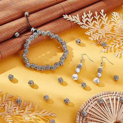 100Pcs Tibetan Silver Beads FIND-PH0020-01-1