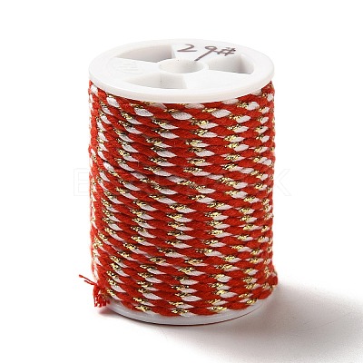 4-Ply Polycotton Cord with Metallic Thread OCOR-Z003-D104-1