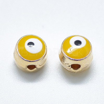 Alloy Enamel Beads ENAM-S117-01C-1
