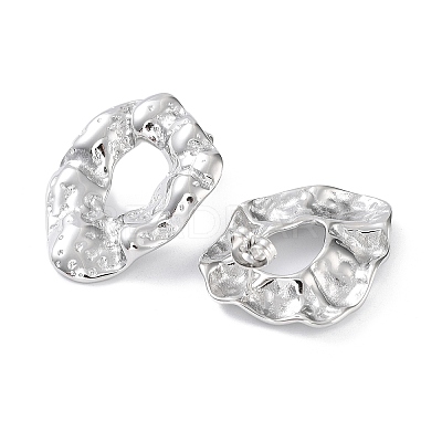 Non-Tarnish 304 Stainless Steel Stud Earrings EJEW-H115-29P-1