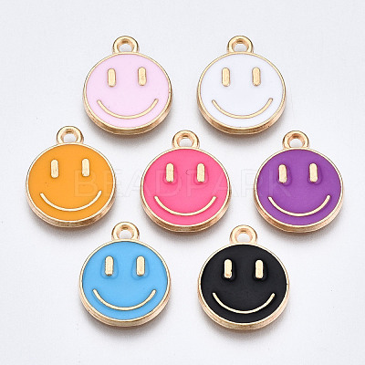 Alloy Enamel Charms ENAM-S121-165-RS-1