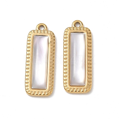 Natural Freshwater Shell Pendants SA-CBA11D7-21A-G-1