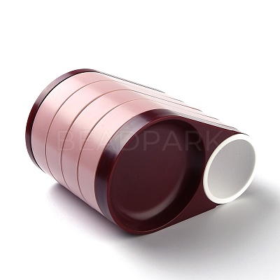Rotatable 4-Layer Plastic Jewelry Storage Box AJEW-I050-01B-1