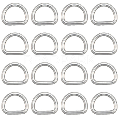 304 Stainless Steel D Rings STAS-CP0001-05A-1