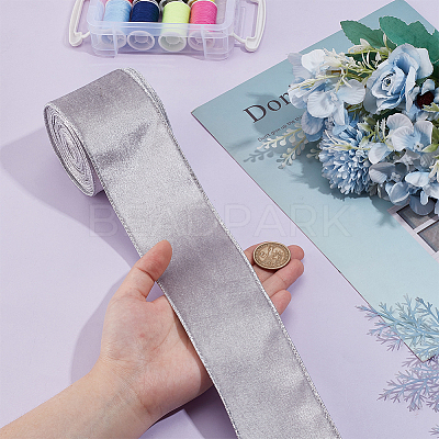 10 Yards Single Face Velvet Ribbon OCOR-WH0093-12A-1