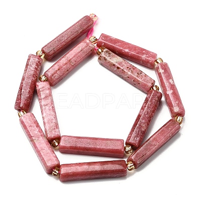 Natural Thulite Beads Strands G-D353-A01-1