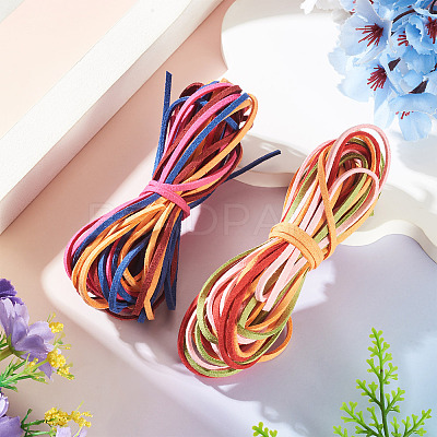 2 Bundles Faux Suede Cord Sets LW-TA0001-08F-1