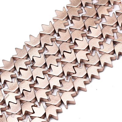 Electroplate Non-magnetic Synthetic Hematite Beads Strands G-S372-002-02-1