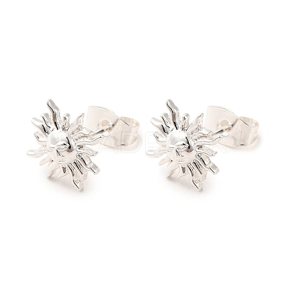 Brass Stud Earrings for Women KK-M239-01P-1