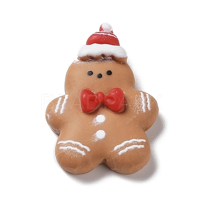 Christmas Theme Opaque Resin Cabochons RESI-Q217-03J-1