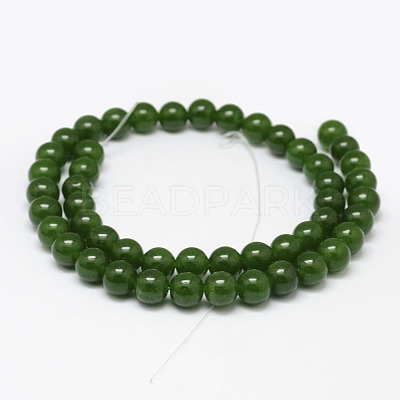 Natural TaiWan Jade Bead Strands X-G-F342-03-6mm-1